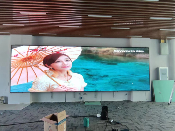 临沂市P1.53led小间距屏安装案例